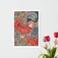 Surrealist Fantasy Boat Art print, River landscape, Home Decor, Gifts for her, Sailing towards eternity